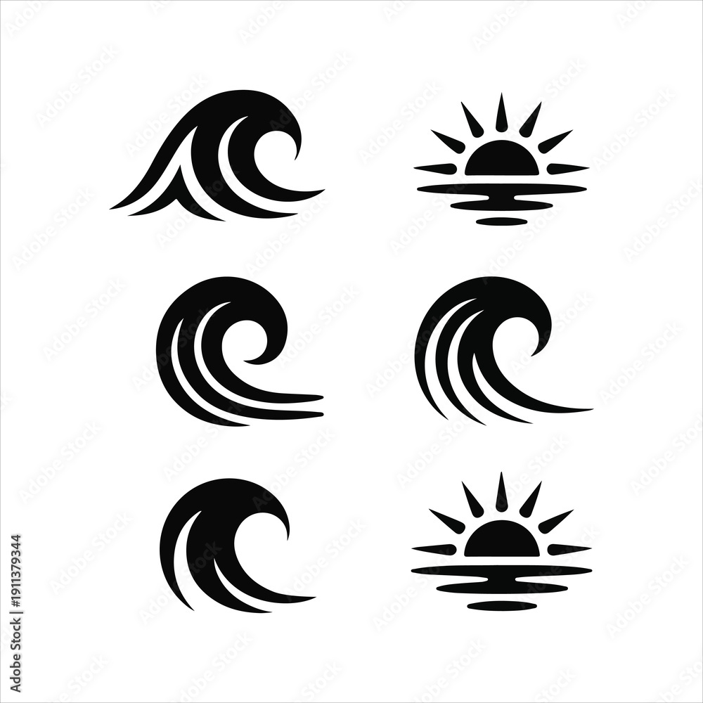 Obraz premium set of design elements