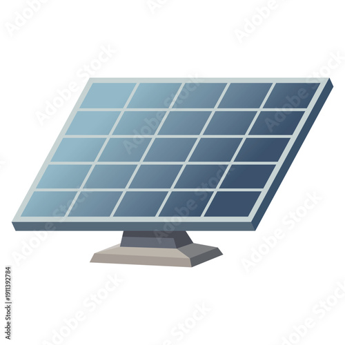 Solar Panel A depiction of a solitary solar panel. Capturing the essence of renewable energy