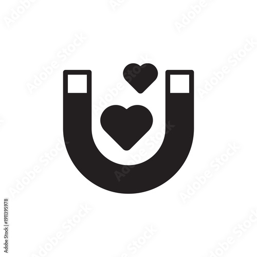 Brand Loyalty and Customer Heart Attraction Icon