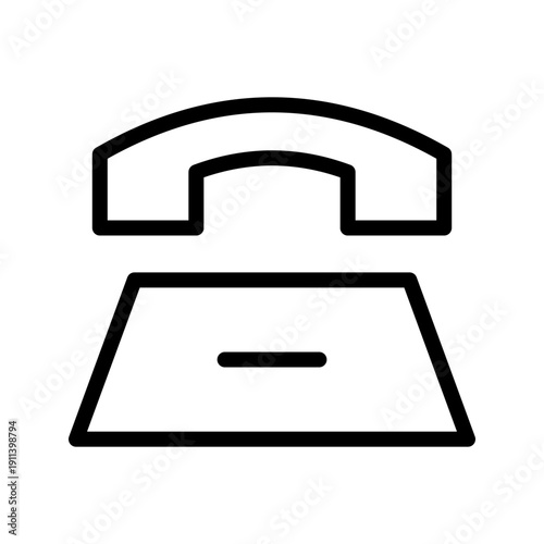 Classic Telephone icon set for communication, contact interfaces, and call management design