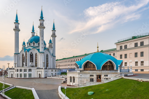 Foto Kul Sharif mosque in Kazan Kremlin, Tatarstan, Russia