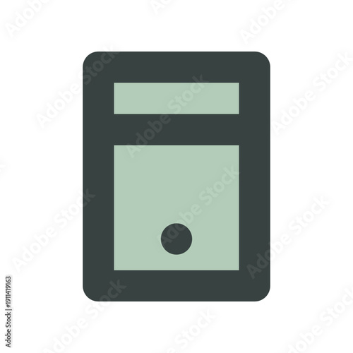Gemini said

A professional vector illustration of a floppy disk drive and a USB flash drive on a white background representing computer technology media and data storage equipment icons for web and b
