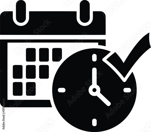 Scheduling made easy with calendar and clock