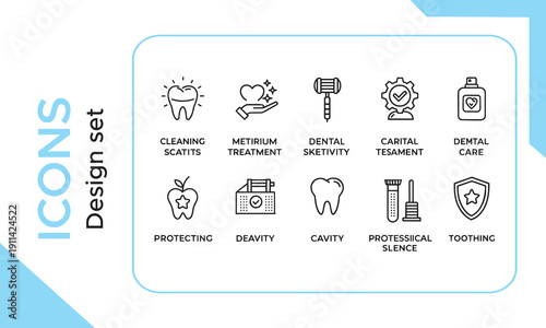 Healthcare medical line icon set. Medicine and hospital outline icons. Clinic, pharmacy, laboratory symbols. Doctor, ambulance, dna, heart, and dental signs. Vector illustration Medical check up icons