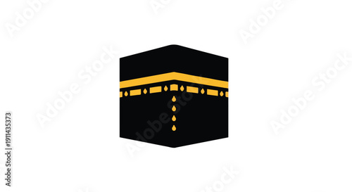 A simple graphic illustration of kaba sharif