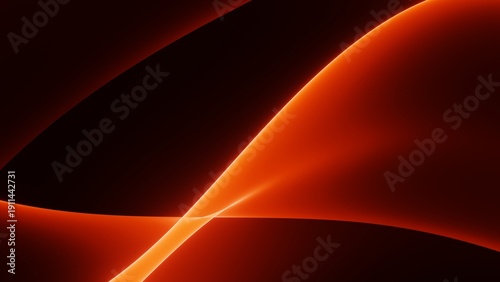 Dynamic Fiery Abstract Curves Backgorund