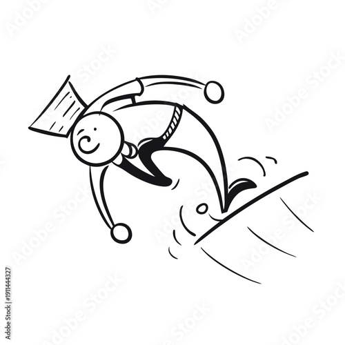 A BMX rider performing a stunt mid air  