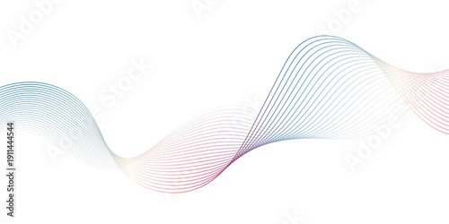 Colorful abstract wave background with smooth flowing gradient lines, modern curve design for wallpaper, banner, presentation and digital graphics.