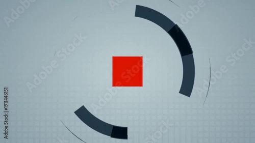 Wallpaper Mural Dynamic Abstract Animation with Geometric Patterns Torontodigital.ca