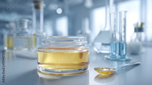 Obraz na płótnie Moisture Formulation with Beta Glucan in Laboratory Setting