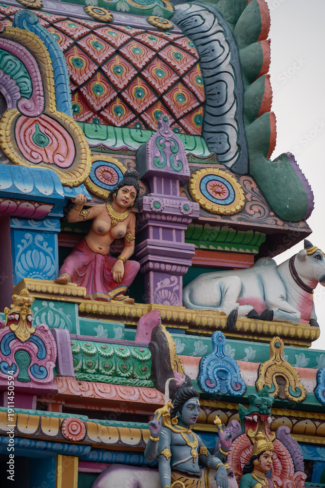 Obraz premium Hindu temple in Kumbakonam , Tamilnadu
