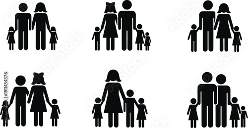 vector silhouettes of people