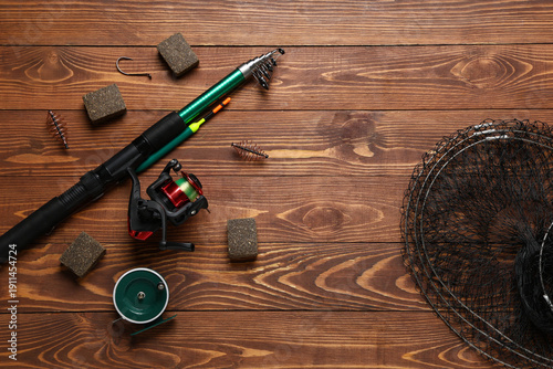 Fishing gear with rod, spin...