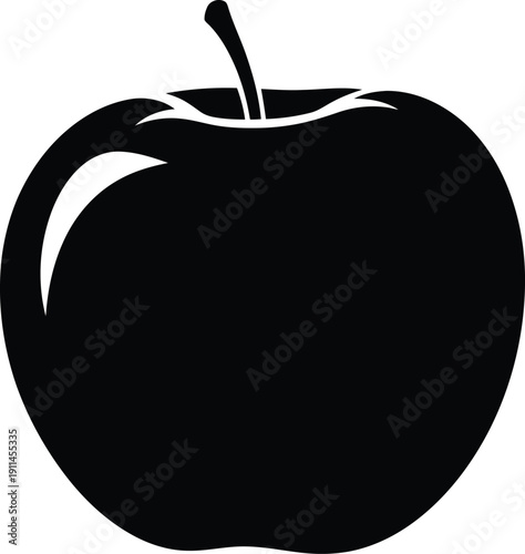 vector illustration of an apple