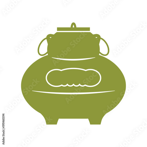 茶道具　シンプルな茶釜