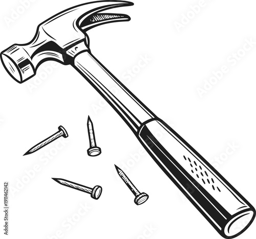 hammer and nails