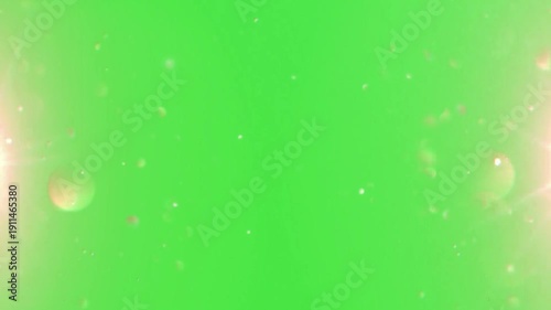 Green Screen Particle Effect VFX – Chromakey Overlay Motion Background