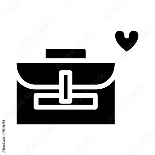 decent jobs glyph icon