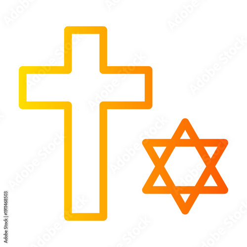 religions gradient icon