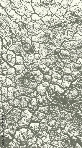 Wallpaper Mural 13-5. Texture vector image of the ground dry and cracked by drought - illustration. Torontodigital.ca