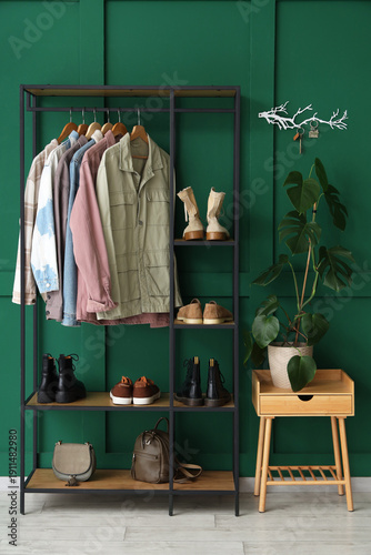 Interior of stylish hall wi...