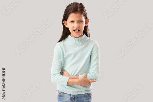 Teenage girl with appendici...