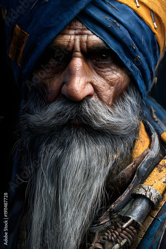 The Spirit of the Khalsa Wrrior: Emblem of Valor, Trdition, and Faith