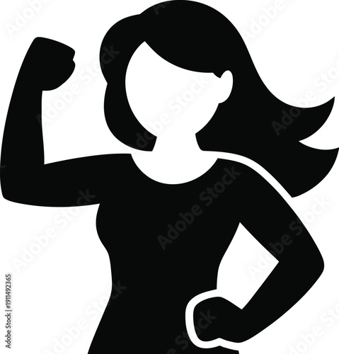 silhouette of a women empowerment
