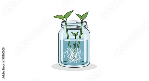 Delicious Cinnamon Roll with White Glaze Icing Illustration