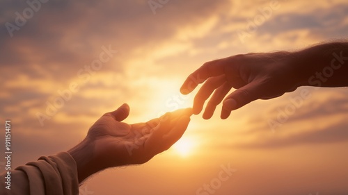 Mercy and compassion through Jesus, spiritual healing and inner peace concept