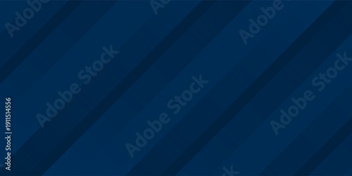 Dark blue abstract background with diagonal stripe pattern in modern style. Vector design perfect for website, cover, banner, business presentation, or digital project.