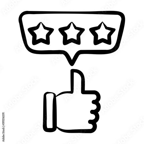 After Action Review Icon - Handdrawn