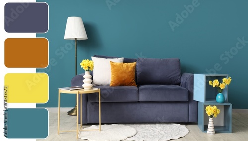 Interior of living room wit...