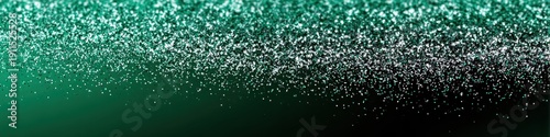 Emerald Green Abstract Background with Soft Sparkling Bokeh