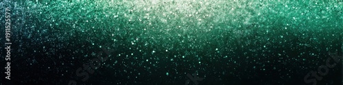 Emerald Green Abstract Background with Soft Sparkling Bokeh