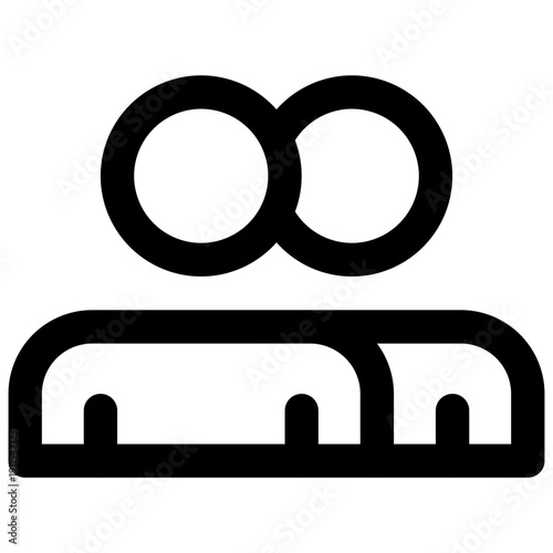 Team. Editable stroke vector icon.