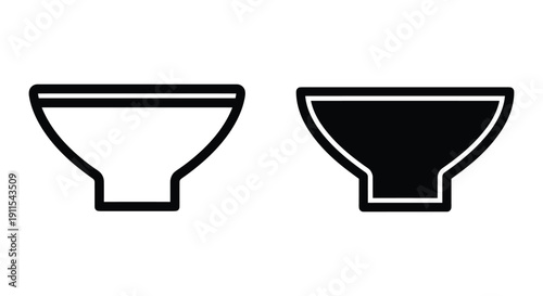 Minimalist black and white funnel icons isolated on white background for business marketing and data analysis