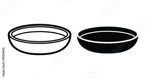 Stacked black and silver metal rings isolated on white background minimalist design product photography