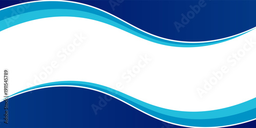 Curved Header and Footer Element. modern design