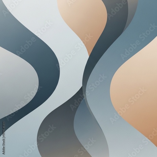 Abstract geometric wave lines background or wallpaper