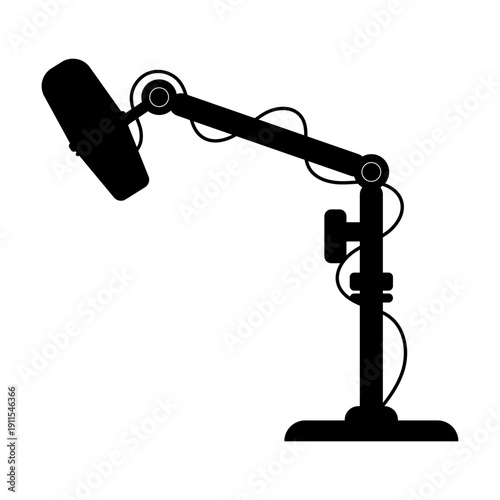 Desk Microphone Flat Icon