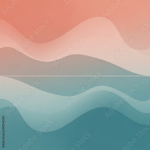Abstract geometric wave lines background or wallpaper