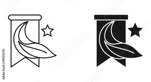 Minimalist fish jumping from empty bowl to full bowl vector illustration success growth achievement goal