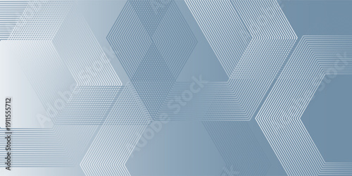 Digital abstract background hexagon lines on gray background. Futuristic digital network stripe line art design for poster, brochure, cover, website, banner. modern vector eps10