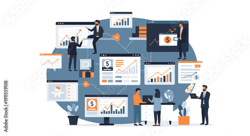 A joyful group of professionals celebrating success, perfect for motivational content in marketing materials.