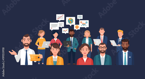 A professional man extends his hand in a welcoming gesture, ideal for conveying openness and collaboration in business contexts.