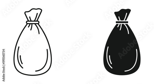 White and black chef hats isolated on white background minimalist cooking uniform illustration vector