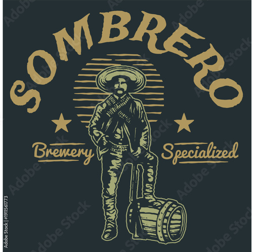 Mexican Sombrero Hat - Fiesta and Cinco de Mayo Celebration Icon