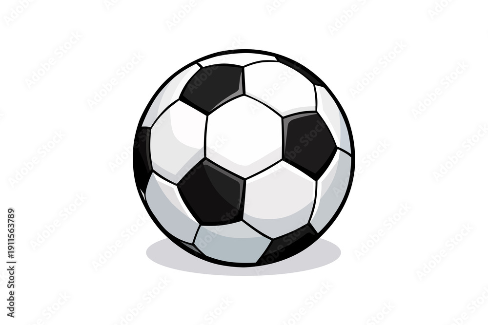 Fototapeta premium soccer ball isolated on white