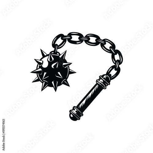 Black and white horror illustration of a human peering through a torn surface gripping vintage style vector art